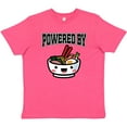 thumbnail image 3 of Inktastic Powered by Ramen Cute Noodles Youth T-Shirt, 3 of 5