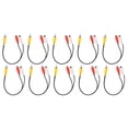 thumbnail image 3 of 10 Uds para RCA macho a doble para RCA hembra Cable línea Cable adaptador de Audio accesorio, 3 of 8