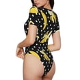 thumbnail image 2 of Fotbe Banana Body de Mujer con Cuello Redondo y Mangas Cortas, Sin Mangas Ajustado, Suave, Cómodo y Básico-XX-Large, 2 of 7