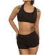 thumbnail image 2 of Trajes de baño tankini para mujer, moda, cómodo, estampado, bikini, traje de baño de color liso para mujer, conjuntos de bikinis, traje de baño de dos piezas para mujer, 2 of 8