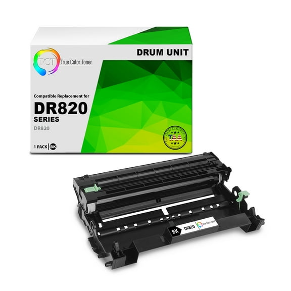 TCT DR820 Drum Unit - TAA Compliant Compatible Replacement for Brother DR-820 DR820