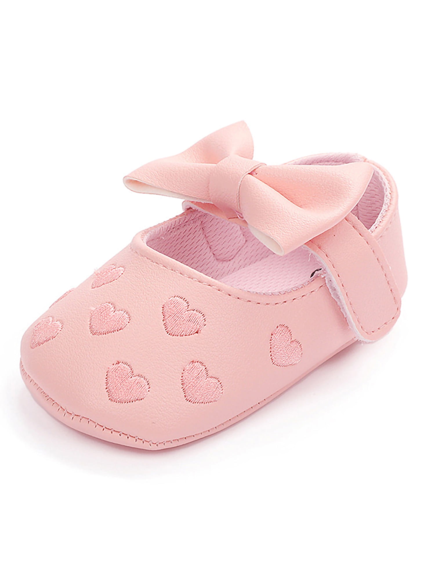 Eloshman Infant Flats First Walker Princess Shoe Magic Tape Mary Jane