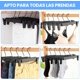 thumbnail image 4 of Ganchos para Pantalones, Gancho con Pinzas Antideslizante, Ajustable Ganchos para Ropa, Perchas con Gancho Giratorios 360°, para Pantalones, Faldas y Toallas, 4 of 4