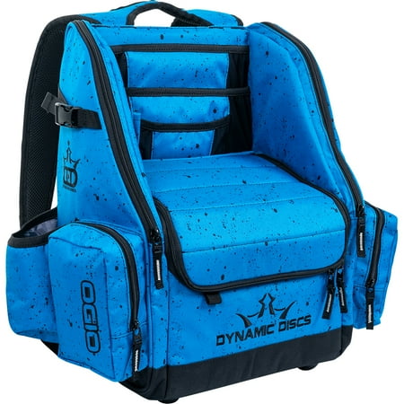 Dynamic Discs Commander Backpack Disc Golf Bag Blue Splatter