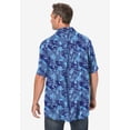 thumbnail image 2 of Men's Big & Tall Tropical Rayon Short-Sleeve Shirt, 2 of 6