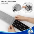thumbnail image 6 of MR.Siga Flexible Microfiber Long Duster for Gap Cleaning, Stainless Steel Adjustable Handle, Washable Gap Cleaning Duster Gray, 6 of 6