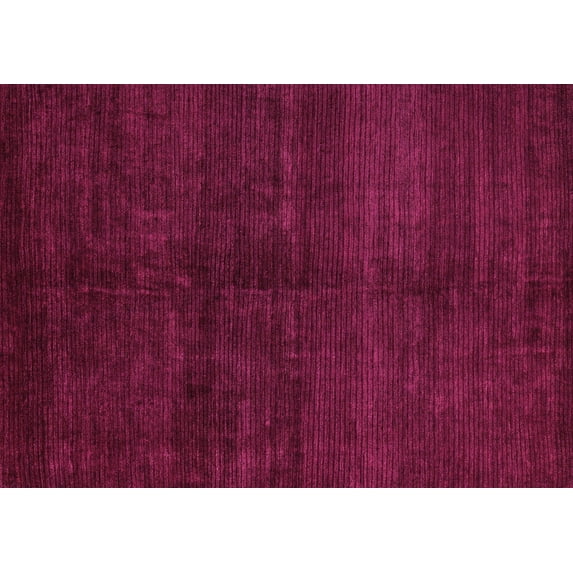 Ahgly Company Indoor Rectangle Abstract Purple Modern Area Rugs, 6' x 9'