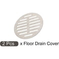 thumbnail image 5 of Round Floor Drain Cover - 2 Pcs Stainless Steel Drain Grates, 5 of 5
