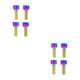 thumbnail image 4 of Wosthever 4 piezas de fijación de freno de disco Blot tornillos fijos profesional aleación de titanio brazo de manivela tornillo abrazadera de frenado Vistoso M6x20 2piezas Wosthever CBP489384, 4 of 5