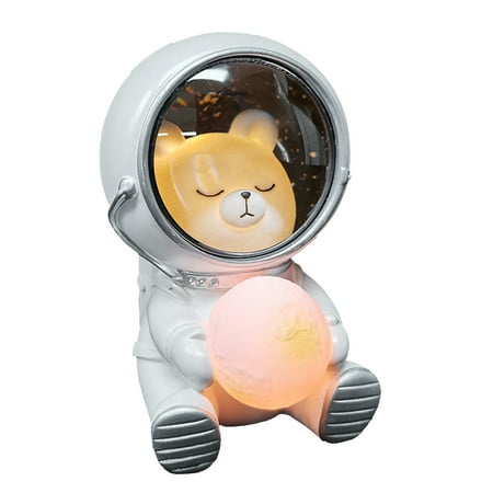 

Home Decor Animal Desktop e Cartoon Pet Astronaut Night Light Battery Powered