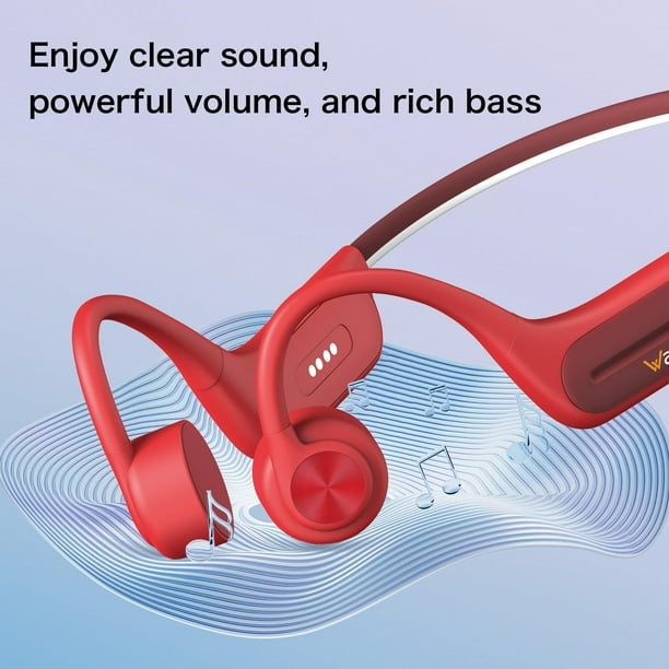 Qyzue - Auriculares De Conducción ósea, Auriculares Abiertos, Sonido Superior, Inalámbricos