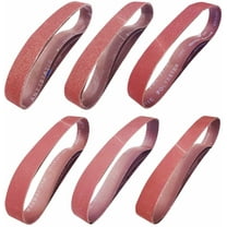 Sanding Belt 1 x 30 in 18-Pack 60 80 120 150 240 400 Grit Sander Belts Sandpaper