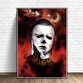 thumbnail image 4 of Póster de Michael Myers, pintura en lienzo de película de Halloween, arte de pared para dormitorio de niño, sala de estar imagen para, dormitorio, decoración del hogar, regalo, 4 of 4