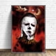 thumbnail image 4 of Póster de Michael Myers, pintura en lienzo de película de Halloween, arte de pared para dormitorio de niño, sala de estar imagen para, dormitorio, decoración del hogar, regalo, 4 of 4