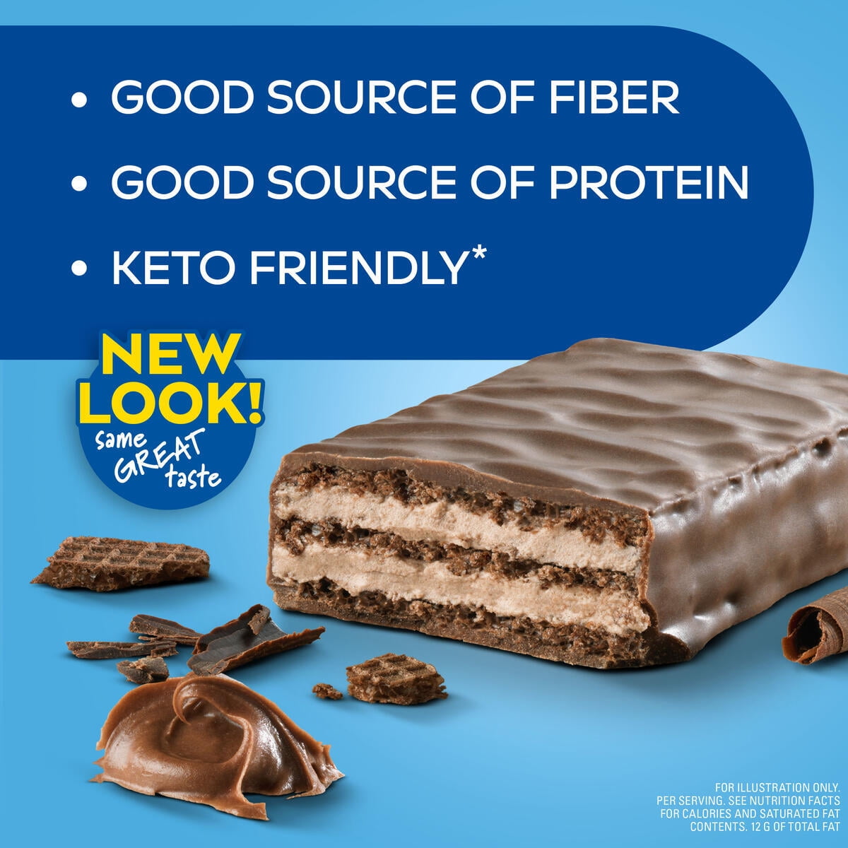 (2 pack) Atkins Snack, Protein Crisp Wafer, Chocolate Crème Wafers, 10g of Protein, 5 Count