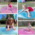 thumbnail image 3 of 1 pieza de bolas de burbujas gigantes, juguetes para exteriores, globos de agua reutilizables para niños pequeños, pelota de playa inflable para niños, juegos de patio, juguetes de agua de verano, azu, 3 of 5