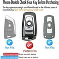 thumbnail image 2 of Key Fob Cover for BMW,Compatible for BMW 1 3 4 5 6 7 Series X3 X4 M5 M6 GT3 GT5 Remote Fob Key Protector with Key Chain, 2 of 14
