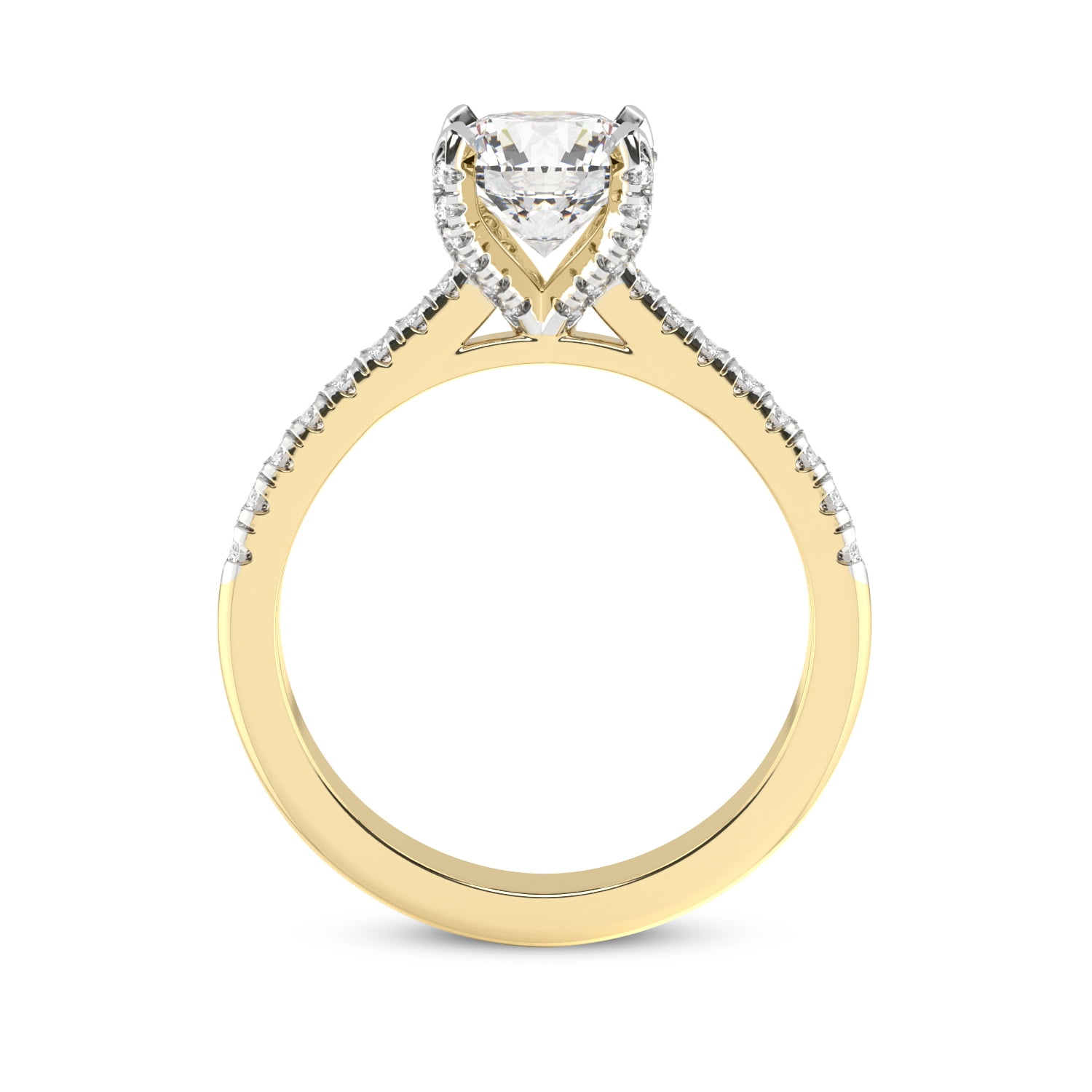 Ariella: 3.25 carat lab grown oval engagement ring