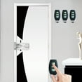 thumbnail image 3 of Graflsoa Smart Invisible Door Lock with Remote Control, Keyless Entry, 4 Remotes, Stainless Steel, Silver, Model HXQ908D-4Key, Includes Batteries, 3 of 6