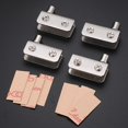 thumbnail image 3 of 2 Pieces Stainless Steel Glass Door Pivot Hinge, Adjustable Glass Door Hinge Clamp, 3 of 5