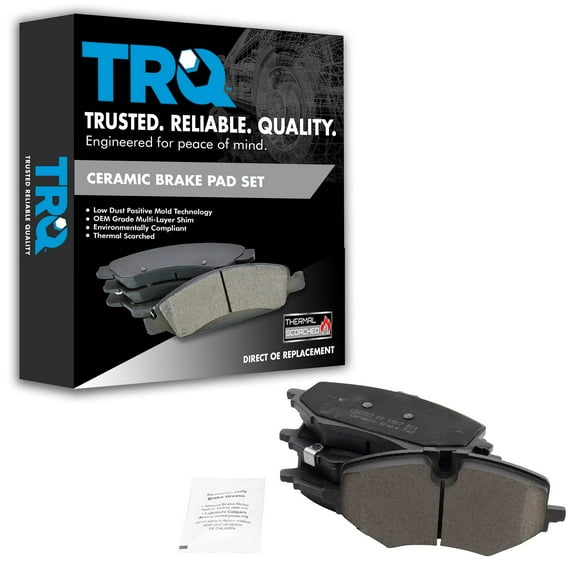 TRQ Front Ceramic Disc Brake Pad Set for Encore GX Trailblazer New BFA19021