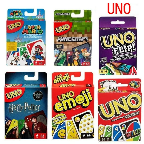 Diferentes juegos con cartas uno sale