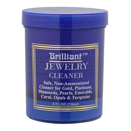 Best Jewelry Cleaner with Cleaning Basket and Brush 8 oz