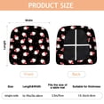 thumbnail image 3 of Black Christmas Santa Seat Covers for Dining Room Chairs Set Of 4,Stretch Printed Washable Chair Seat Cover with Elastic Ties and Button,Removable Waterproof Couch Cushion Covers, 3 of 6