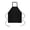 Black/Bib Apron, variant on Restaurantware-Chef 101 Waist Aprons, 100 Server Aprons With 3 Pockets - Half Waist, Machine Washable, White Poly-Cotton Unisex Apron, For Hotel, Bar, Cafe, Salon, Restaurant, Spa, Florist, And More