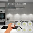 thumbnail image 1 of Luz nocturna regulable con control inalámbrico inteligente, miniluces LED decorativas con control remoto, iluminación para cocina, armario, escalera, pasillo y baño, 1 of 5