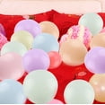 thumbnail image 4 of Globos de látex redondos multicolores para bodas y cumpleaños, paquete de 100 piezas, 4 of 8
