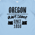 thumbnail image 4 of Inktastic Oregon Awesome Since 1859 Boys or Girls Baby T-Shirt, 4 of 5