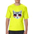 thumbnail image 1 of "Mens and Big Mens Kitty with Sunglasses T-Shirt, up to size 3XLT", 1 of 5