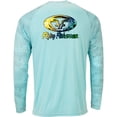 thumbnail image 3 of Flying Fisherman Mahi Skin Performance Long Sleeve T-Shirt - Large - Aqua, 3 of 4