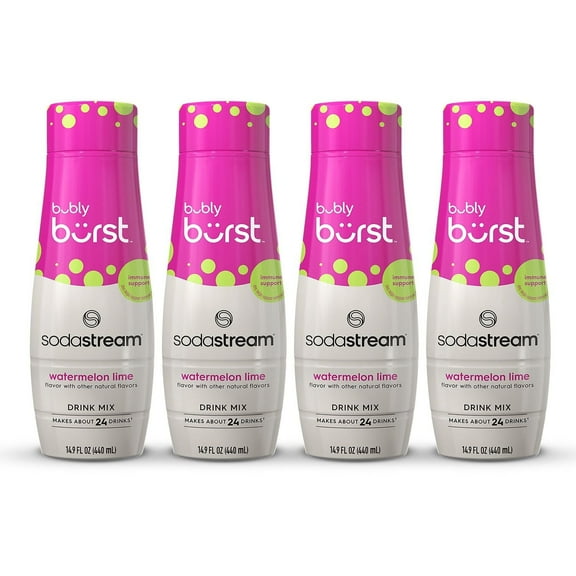 Bubly Burst Watermelon Lime 4pk