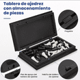thumbnail image 2 of Ajedrez Magnético Elegante Plegable Grande 25cm x 25cm Juego de Mesa Bianbir, 2 of 5