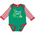 thumbnail image 3 of Inktastic Meema Boy Grandson Dinosaur Boys Long Sleeve Baby Bodysuit, 3 of 5