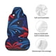 thumbnail image 4 of Balery Red White Blue Fireworks Funda de Asiento para Auto con Diseño - Cubierta Frontal Suave y Transpirable con Protector Antideslizante- 1 Unidad, 4 of 5