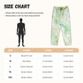 thumbnail image 3 of Rateoe Green And Gold Abstract Marble Pattern Women’s Ultra-Soft Comfy Pajama Lounge Pants Sleepwear,Comfortable Lounge Wear,lightweight Pajamas, Casual Home Wear-XX-Large, 3 of 6