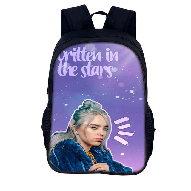 Billie Eilish Surrounding Teenage Adult Student Men And Women Backpack Rucksack-sebneei