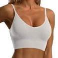 thumbnail image 2 of Rigardu Clearance Sale!! Sports Bras for Women High Support Women Sports Bra Wireless Sport Bras for Yoga Workout Fitness Brief Up Crop Tops White One Size, 2 of 4