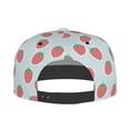 thumbnail image 4 of Fotbe Hand Drawn Strawberry Flat Bill Visor Cap Classic Snapback Hat Polyester Foam Trucker Hat Trucker Cap Adjustable Baseball Cap, 4 of 9