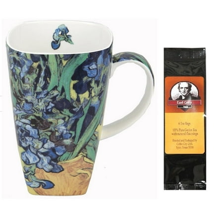 

Van Gogh Irises Grande Mug Matching Gift Box & 6 Bags