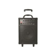 PYLE PWMA230BT - Wireless Portable Bluetooth PA Speaker System, Built-in Rechargeable Battery, Wireless Microphone, 400 Watt