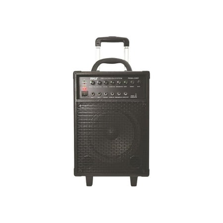Wireless Portable Bluetooth PA Speaker System Built-in Rechargeable Battery Wireless Microphone 400 Watt