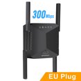 thumbnail image 1 of Repetidor WiFi antenas externas amplificador de señal para el hogar (enchufe negro de 300M de la UE), 1 of 2