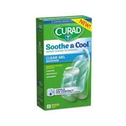 Soothe and Cool Clear Gel Bandages Assorted, Clear, 8/Box