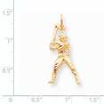 thumbnail image 2 of Charme de BASEBALL en Or Jaune 10K, 2 of 2