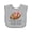 AC-Heather Grey, variant on Inktastic Daddy's Little Draft Pick Football Pink Bow Boys or Girls Baby Bib