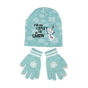 CONCEPT ONE ACCESSORIES Disney Frozen Olaf Expert on the Snow Youth Beanie and Touch Glove Set